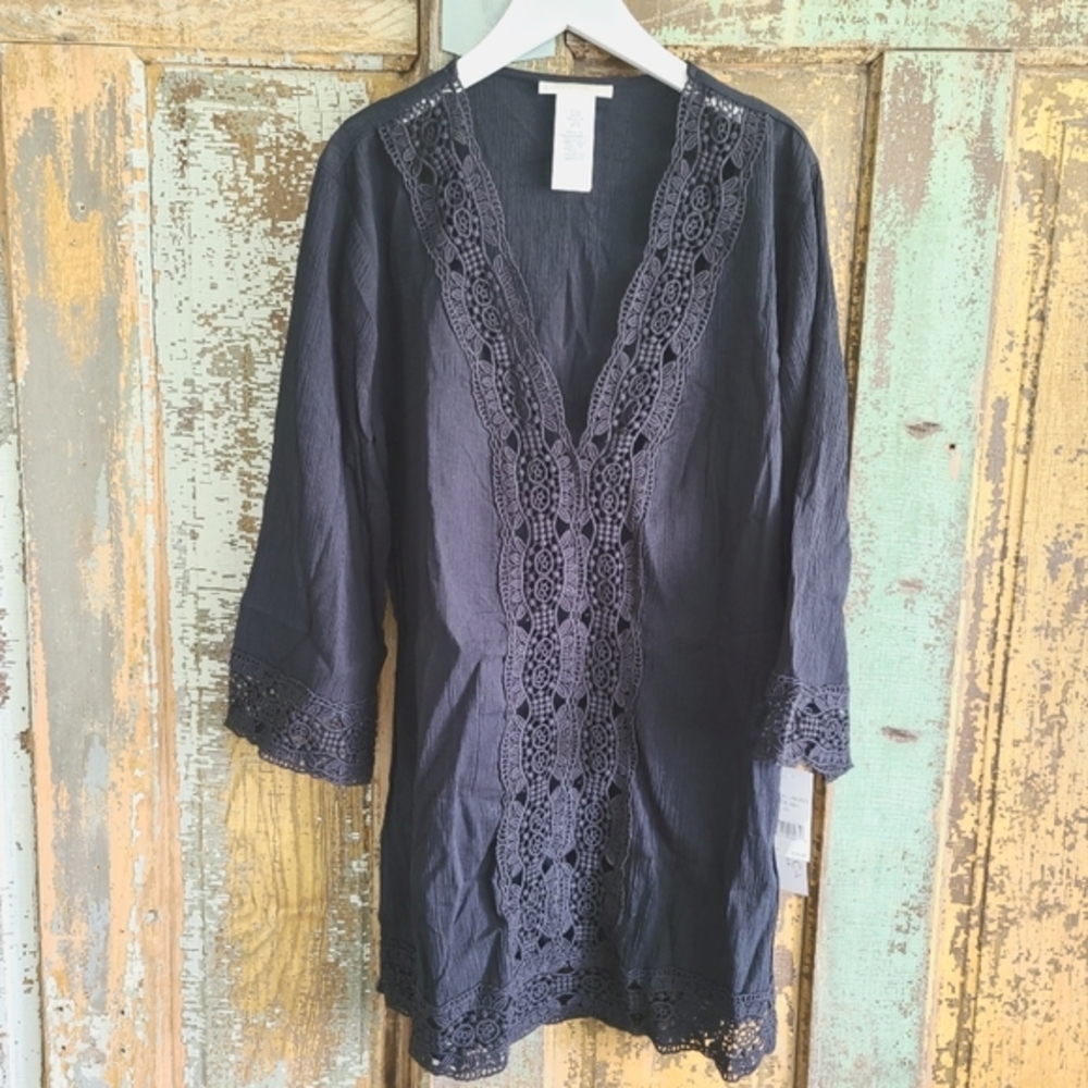 NWT La Blanca "Island Fare" Coverup Tunic Sz XS/S